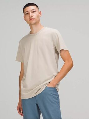 Lululemon Fundamental T-Shirt Beige- Men’s Large NWOT